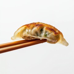 Golden-brown pan-fried dumpling