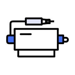 Abstract minimalist geometric illustration with simple shapes design