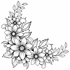 Stylized Bloom – Elegant Floral Silhouette
