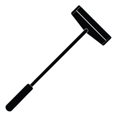 Isolated Black  Vcetor wall chaser tool on white background 