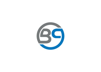 BP letter logo design with vector icon template
