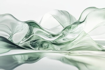 Elegant dance of organic liquid shapes in ethereal hues and fluidity flowing gracefully, organic liquid abstract
