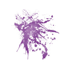 Abstract watercolor stroke of light purple color, hand drawn textured watercolor stain. Painted backdrop with brush stroke. For prints, logos, banners, icons, greeting cards, postcards, backgrounds.