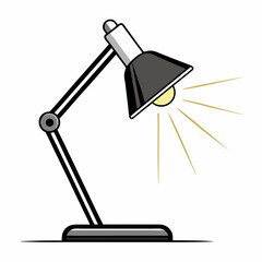 vector table lamp