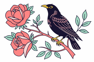 bird on branch