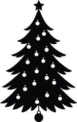 christmas tree vector illustration