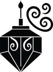 street lamp vector illustration