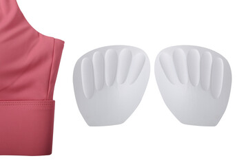 Soft and lightweight sports bra sponge pad