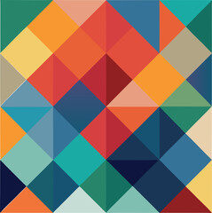 Minimalist Squares in Various Shades for Color Palette 