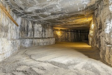 Explore a disused underground mine revealing its stark and desolate beauty, A look inside a disused underground mine which is now being used as a hideout