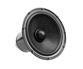 High fidelity audio speaker for music enthusiasts and audio lovers