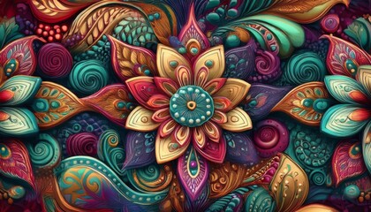 abstract fractal background