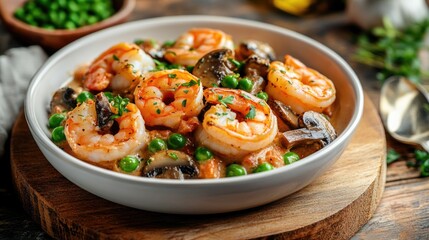 Shrimp and Vegetables Preparation
