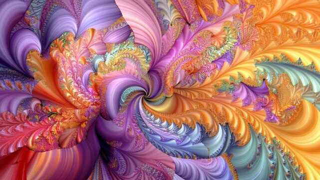 Colorful abstract artwork dynamic vibrant design background expressionism