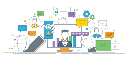 Customer satisfaction analysis and positive feedback management.