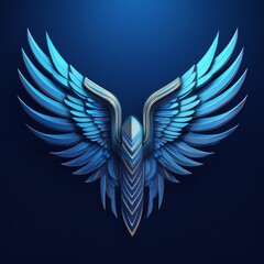 Obraz premium airline logo with wings 