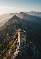 old fortress in the mountains