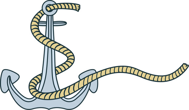 &Acirc;ncora com corda