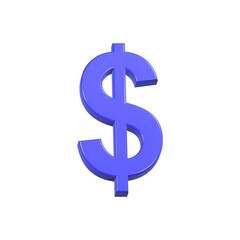 Shield dollar 3d realistic icon symbol