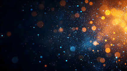 Fototapeta premium Abstract Bokeh Background With Glitter Effect