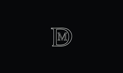 DM, MD, abstract, letters, logo, monogram, style, symbols, ambitions, icons, 

