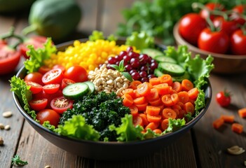 vibrant rainbow salad bowl fresh organic ingredients colorful healthy dish nutrient rich vegetables, lgbtq, lgbt, pride, love, equality, veggies, green