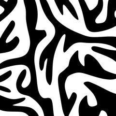 Abstract hand drawn decorative pattern. Vector Illustration.