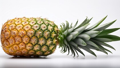 Fototapeta premium a single pineapple isolated