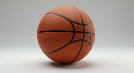 Fototapeta premium A realistic basketball surface, soft shadow underneath 