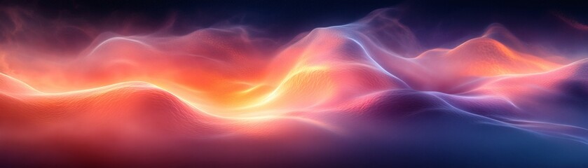 Obraz premium An abstract and colorful smoky design with vibrant and dynamic forms