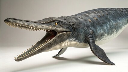 Obraz premium Basilosaurus on studio background 