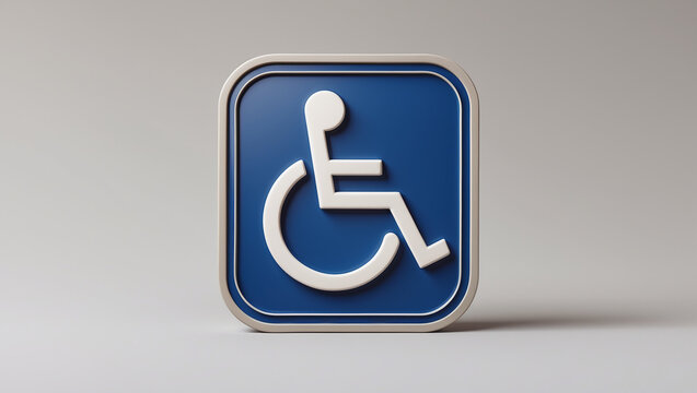 Handicapped Arabic Sign