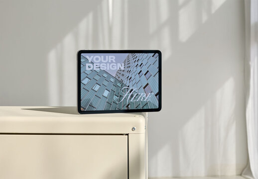 Sleek tablet Design on Table