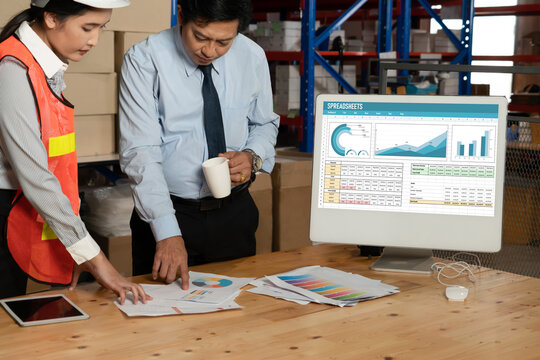 Spreadsheet document information financial startup concept. data and graphs in spreadsheet documents for online analysis project dashboard accounting digital snugly