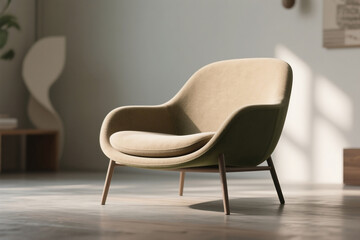 classic armchair in a room