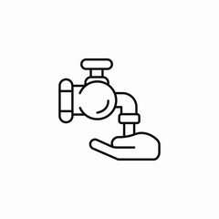 washing hands icon sign vector