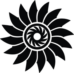 abstract flower vector illustration