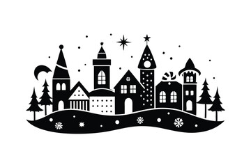 vector illustration of a castle