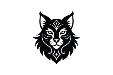Obraz premium Cat head tattoo