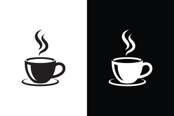 Obraz premium Coffee Cup icon vector on White Background ,Vector Art Illustration on white background.