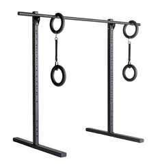 Calisthenics Bar Setup For Home Use  isolated on a transparent background