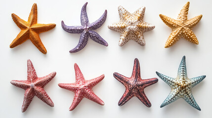 "Whispers of the Ocean: Sea Stars in Still Serenity"

