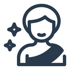 Male Hajj Pilgrim in Ihram Attire