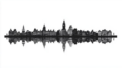 Iconic Amsterdam Skyline