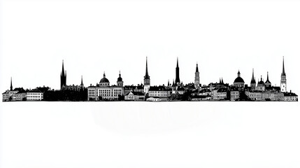 Medieval and Modern Blend in Tallinn Skyline