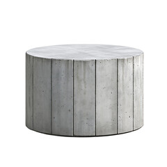 Modern Round Concrete Table for Stylish Interior and Outdoor Settings