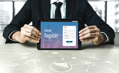 Online registration form for modish form filling on the internet website