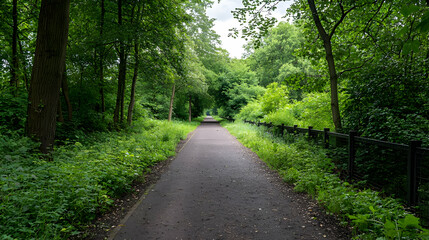 Path Through Lush Forest