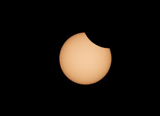 Solar Eclipse and Sunspots. Solar Eclipse Phases