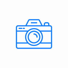 digital camera icon sign vector